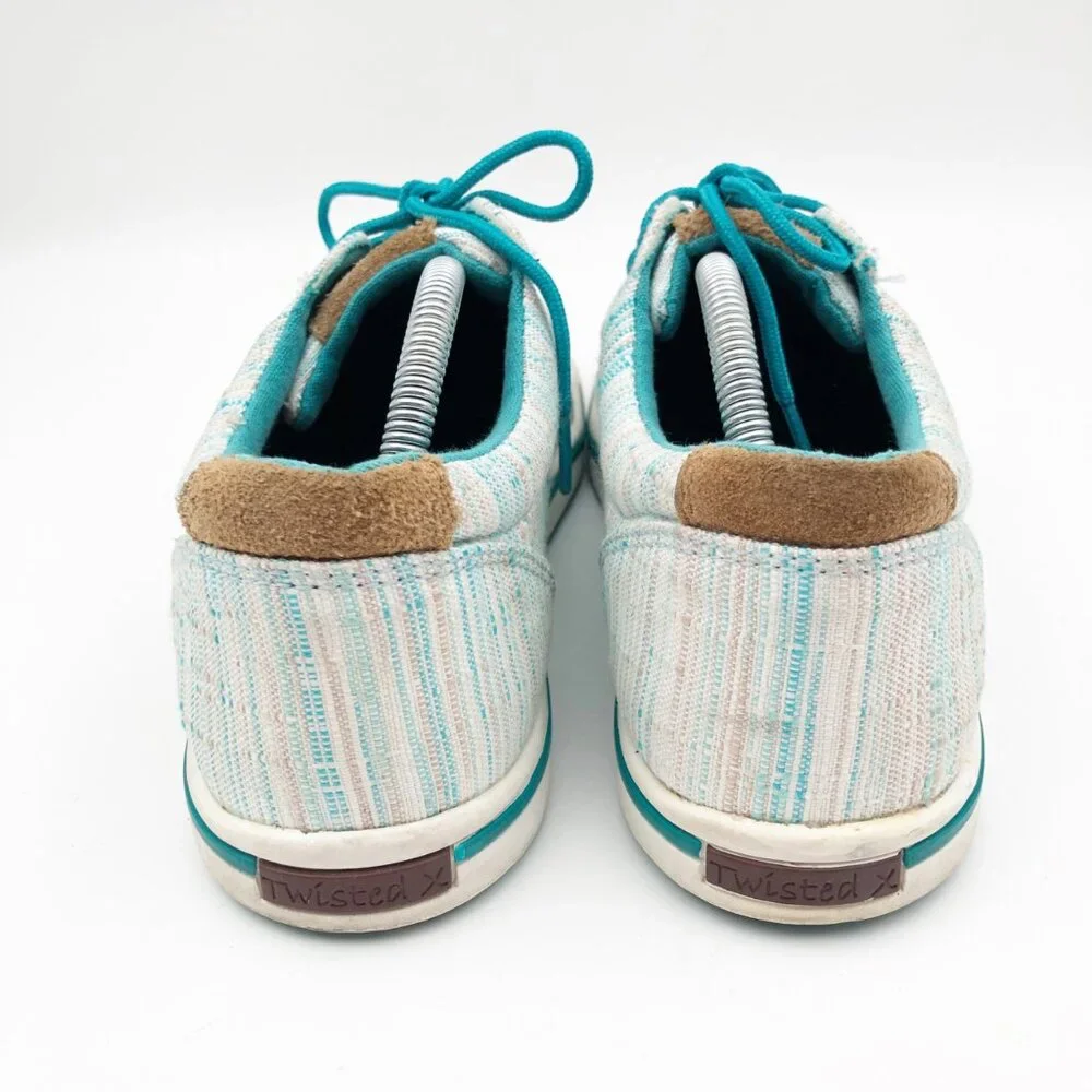 TWISTED X Sneakers Womens 7.5 Hooey Loper Shoes Blue Multicolored Western